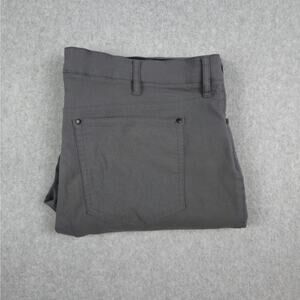 Kenneth Cole Awearness Mens 40x30 Gray Slim Fit Performance Tech 5 Pocket Pants